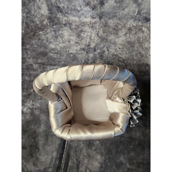 Silver Rhineston His & Hers Wedding Flower Girl Basket + Ring Bearer Pillow Set - Picture 10 of 12